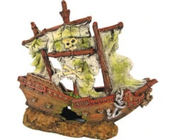 ORBIT Aquariumdecoratie Piratenschip Bruin 23 Cm