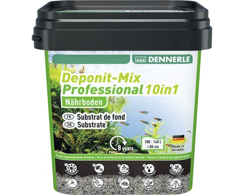 DENNERLE Deponitmix Professioneel 10 In 1 Zwart, 4,8 Kg 2 DENNERLE Deponitmix Professioneel 10 In 1 Zwart, 4,8 Kg - Afbeelding 2