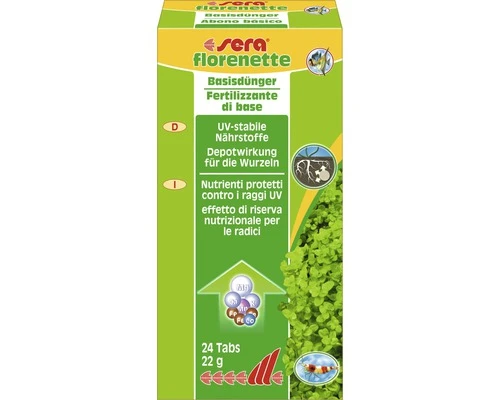 SERA Florenette Plantenverzorging 24 Tabletten 1 SERA Florenette Plantenverzorging 24 Tabletten
