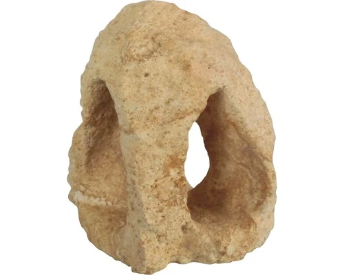 ORBIT Decoratie Steen Regenboog Grot 3 Gaten Beige 1 ORBIT Decoratie Steen Regenboog Grot 3 Gaten Beige