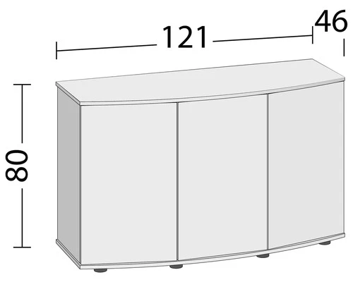 JUWEL Aquarium Onderkast Vision 260 Licht Hout, 121x46x80 Cm 3 JUWEL Aquarium Onderkast Vision 260 Licht Hout, 121x46x80 Cm - Afbeelding 3