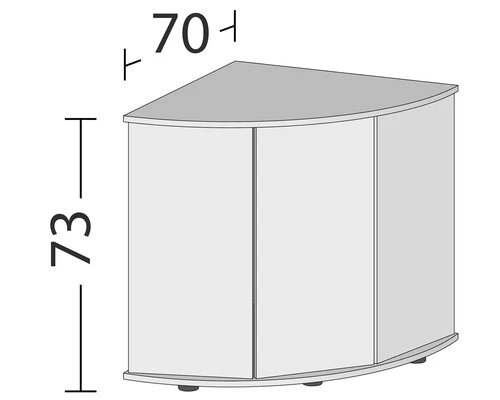 JUWEL Aquarium Onderkast Trigon 190 Zwart, 99x70x73 Cm 3 JUWEL Aquarium Onderkast Trigon 190 Zwart, 99x70x73 Cm - Afbeelding 3