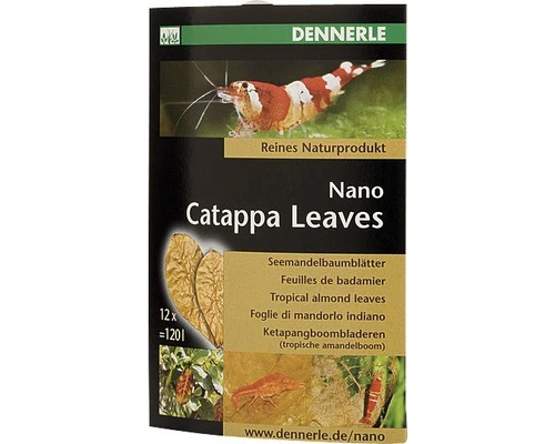 DENNERLE Nano Catappa Leaves 12 Stuks 1 DENNERLE Nano Catappa Leaves 12 Stuks