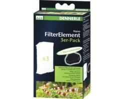 DENNERLE Nano Hoekfilterpatroon 3 St, Inclusief Voorfilterpomp
